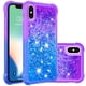 thumbnail image 1 of Funda para iPhone X/iPhone XS Transparente con Brillos Carcasa Protectora Antigolpes con Glitter Brillante, 1 of 5