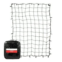 Cargo Net 72” x 96” Inch for Pickup Truck Bed Trailer Luggage Net Heavy Duty Tie-Down Mesh with Hooks