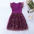 thumbnail image 3 of Bellafa Toddler Girl Tulle Dress Summer Ruffle Sleeveless Baby Girl Casual Dresses 3-8Y Princess Tutu Sundress, 3 of 8