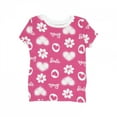 thumbnail image 2 of Barbie Floral Logos Toddler 4-Piece Pajama Set-Toddler 2T, 2 of 5