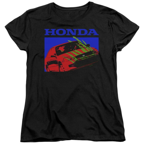 Honda Civic Bold S/S Women's T-Shirt Black