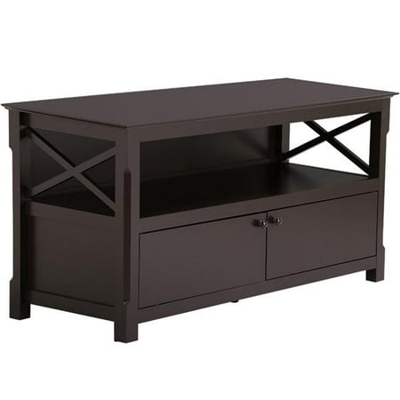 X-Design Wood TV Stand Storage Console for TVs up to 46 Inches Wide (Best Tv Console Design)