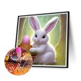 thumbnail image 2 of Pintura de diamante 5D DIY taladro redondo completo Kit de conejo de Pascua decoración del hogar (A6557) FLhrweasw Nuevo, 2 of 9