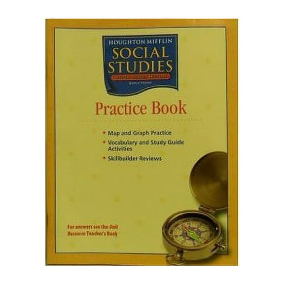 Pre-Owned Houghton Mifflin Social Studies: Practice Book Level 5 Us History (Paperback) 0618438327 9780618438327