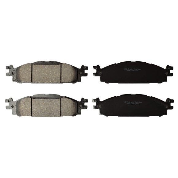 KFE KFE1508-104 Ultra Quiet Advanced Premium Ceramic Brake Pad FRONT Set For Standard Duty STD Brakes, 325mm Rotor Send Vin if Unsure, Compatible With: Ford Explorer, Flex, Taurus; Liconln MKS, MKT