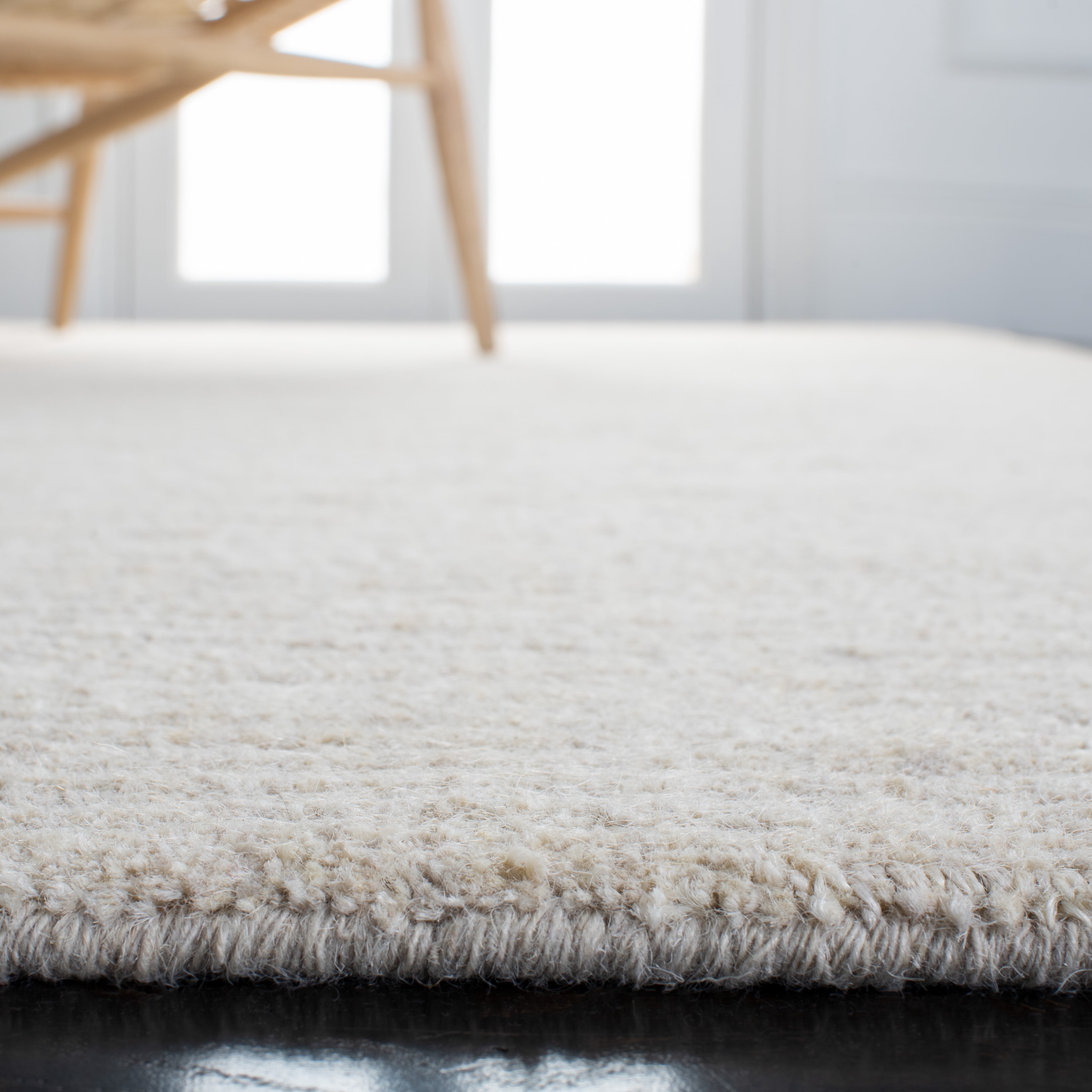 SAFAVIEH Natural Fiber Johna Solid Runner Rug, Beige, 2'3" x 8'