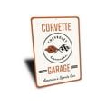 thumbnail image 3 of Corvette Sports Car Novelty Decor, Metal Wall Sign - 10x14 Inches, 3 of 4