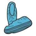 thumbnail image 5 of Halyard Blue Shoe Cover One Size Nonskid Sole 69252 300 Ct, 5 of 5