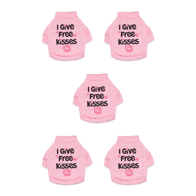 Greeniant Ropa Camisa Estampado de letras Disfraces Chaqueta de cuello Accesorios de belleza Perros Chihuahua Cachorro Bulldog Rosa XS Type2 NO2 Greeniant CBP269016