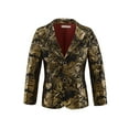 thumbnail image 3 of ETHAN Tux for Boys Gold Blazer for Boys with Wedding Prom Party Easter Suits for Boys Size 6, 3 of 7