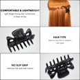 thumbnail image 5 of Pinza para el cabello francesa para mujer, juego de 2 pinzas para el cabello negras para niñas, accesorios para el cabello duraderos y a la moda para mujeres, agarre fuerte y sin agarre desl, 5 of 5