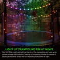 thumbnail image 5 of Zeokiar LED Trampoline Lights, Remote Control Trampoline Rim LED Light for Trampoline, 16 Color Change by Yourself, Waterproof, Super Bright to Play at Night Outdoors, Good Gift for Kids,39.4Ft, 5 of 6