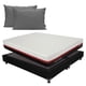 thumbnail image 1 of Colchón King Size + Box Black + Almohada 2-Pack Restonic Dicasa Roll, 1 of 8