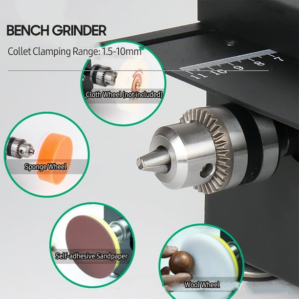 150W Bench Saw and Belt Sander with Extension Rod Collet