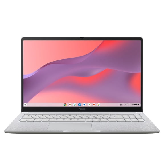 Pre-Owned ASUS Chromebook CX15 Laptop, 15.6 in FHD Anti-Glare Display, Intel Celeron N4500 Dual-Core Processor, 4GB RAM, 64GB eMMC Storage, ChromeOS, Pure Grey Washi, CX1505CKA-DS03-CB
