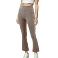 thumbnail image 4 of Gomelly Ladies Trousers Solid Color Bottoms Sport Harem Pants Women Lounge Jogger Activewear Wide Leg Khaki M, 4 of 5