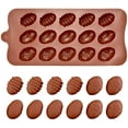 thumbnail image 3 of Juego de 4 moldes de silicona 3D para tartas de Pascua para 15 huevos/chocolates, tartas pequeñas/tartaletas, 22 x 10,5 cm, 3 of 8