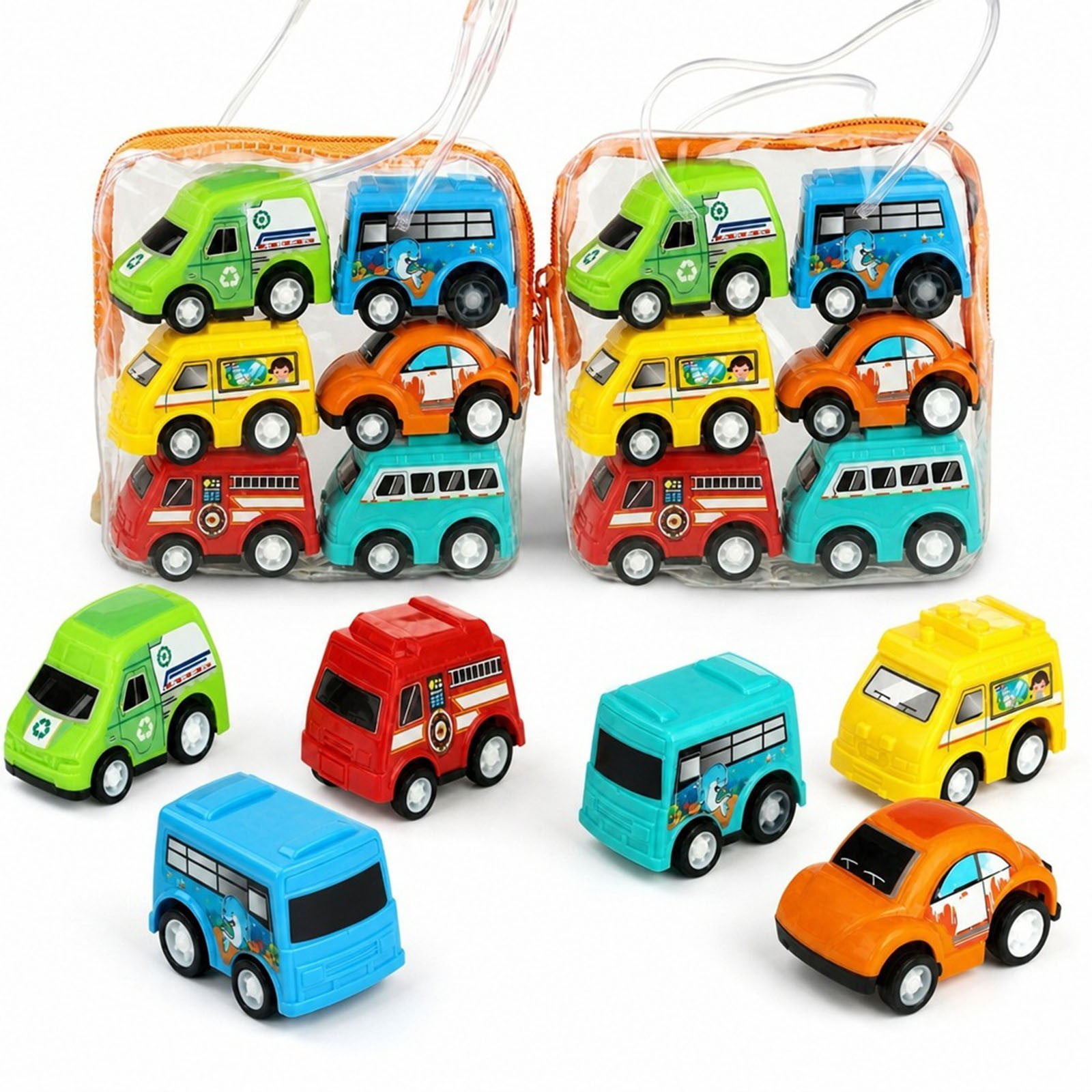 Wind Up Car Toy Clockwork Spring Engineering Car Toy Cute Vehicle Design Gift Novelty Plaything for Gift Play Collection Party Favor
