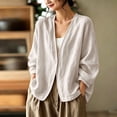 thumbnail image 5 of Xdegoge Cardigan Sweaters for Women Lightweight Open Front Casual Loose Fit 3/4 Sleeve Cover Up Tops Flowy Spring Summer Vacation Lounge Everyday Wear, 5 of 9