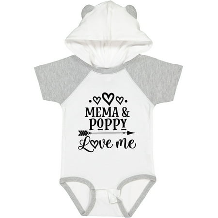 

Inktastic Mema and Poppy Love Me Gift Baby Girl Bodysuit