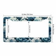 thumbnail image 3 of Sloboki Ocean Waves License Plate Frame Universal Aluminum Metal Car Tag Holders Cars Decor, 3 of 5