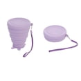 thumbnail image 1 of Taza de viaje TANGJMXG plegable de silicona con tapas, 1 of 3