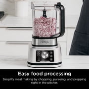 Ninja SS351 Foodi Power Pitcher System, Smoothie Bowl Maker, 4in1 Blender + Food Processor (Black/Silver)- New
