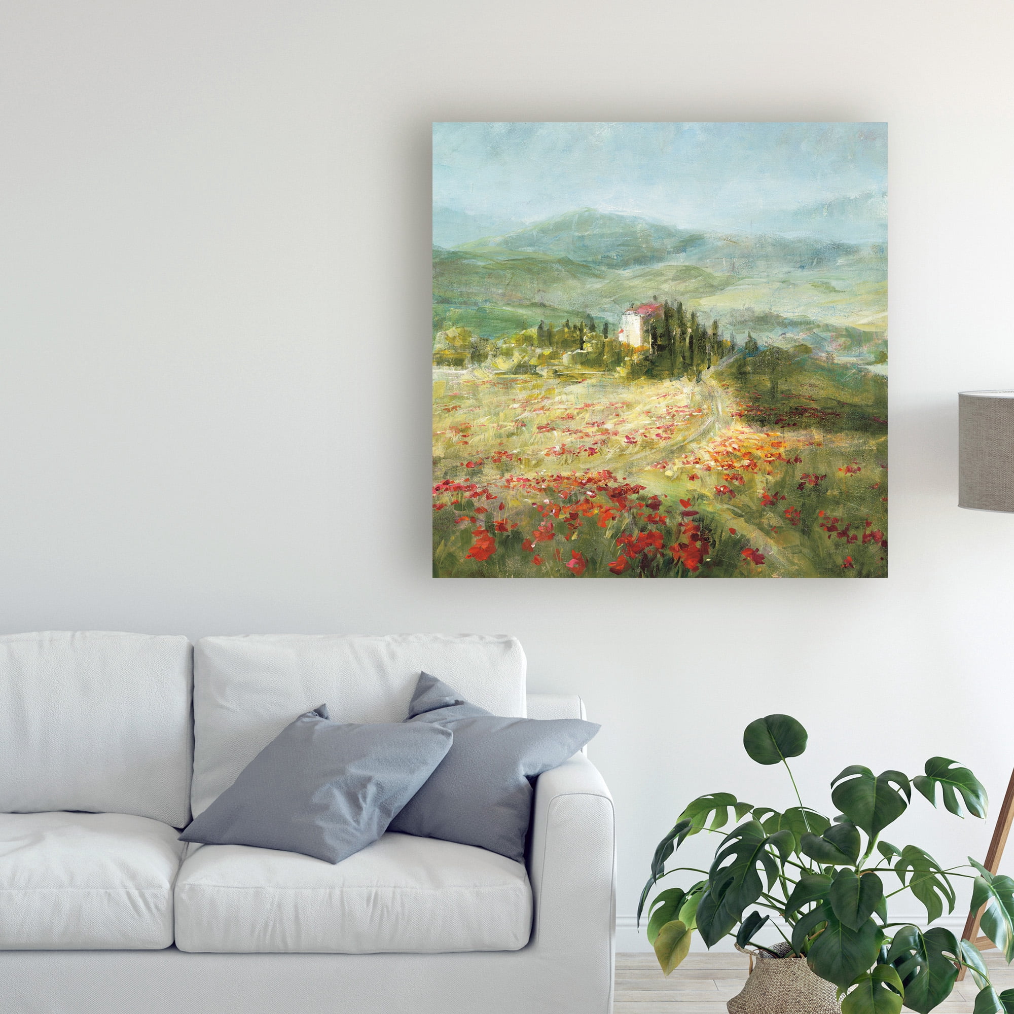 Trademark Fine Art 'Summer in Provence Crop' Canvas Art by Danhui Nai