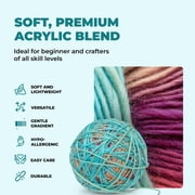 Mary Maxim Prism Yarn, Soft Acrylic DK Variegated Yarn 3.5 oz Skein 290 Yards, Autumn Mist
