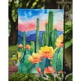 thumbnail image 3 of Arizona Saguaro Cactus Blossom in Watercolor Garden Flag 11.25 in x 15.5 in, 3 of 5