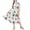 Green, variant on ZToonmas Girls' 2-Piece Skirt Set Short Sleeve Collared Crop Top and Elastic Waist Midi Skirt Sweet Daily Outfit for Girls Ages 8-13
