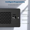 thumbnail image 4 of Nordic Hygge Register Booster Fan for 4" x 10" Register Holes with Remote Control and Thermostat, Black, 4 of 5