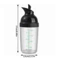 Sopiago Salad Dressing Shaker Container, Salad Dressing Bottle Mixer