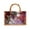 Red, variant on YIFEI Bamboo Handle Sequin Embroidered Tote Floral Clutch Evening Bag for Wedding Party