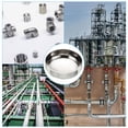 thumbnail image 5 of Pipe End Cap,1Pcs 304 Stainless Steel Tube End Cap Round Fitting Cap 85mm(3.35")ID Polished Weld Pipe Cover, 5 of 5