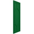 thumbnail image 2 of Ekena Millwork 12"W x 72"H True Fit PVC Shaker Fixed Mount Shutters, Viridian Green (Per Pair - Hardware Not Included), 2 of 9