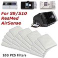 thumbnail image 2 of 100Pcs S9/S10 CPAP Universal Replacement Filters for ResMed AirSense, 2 of 5