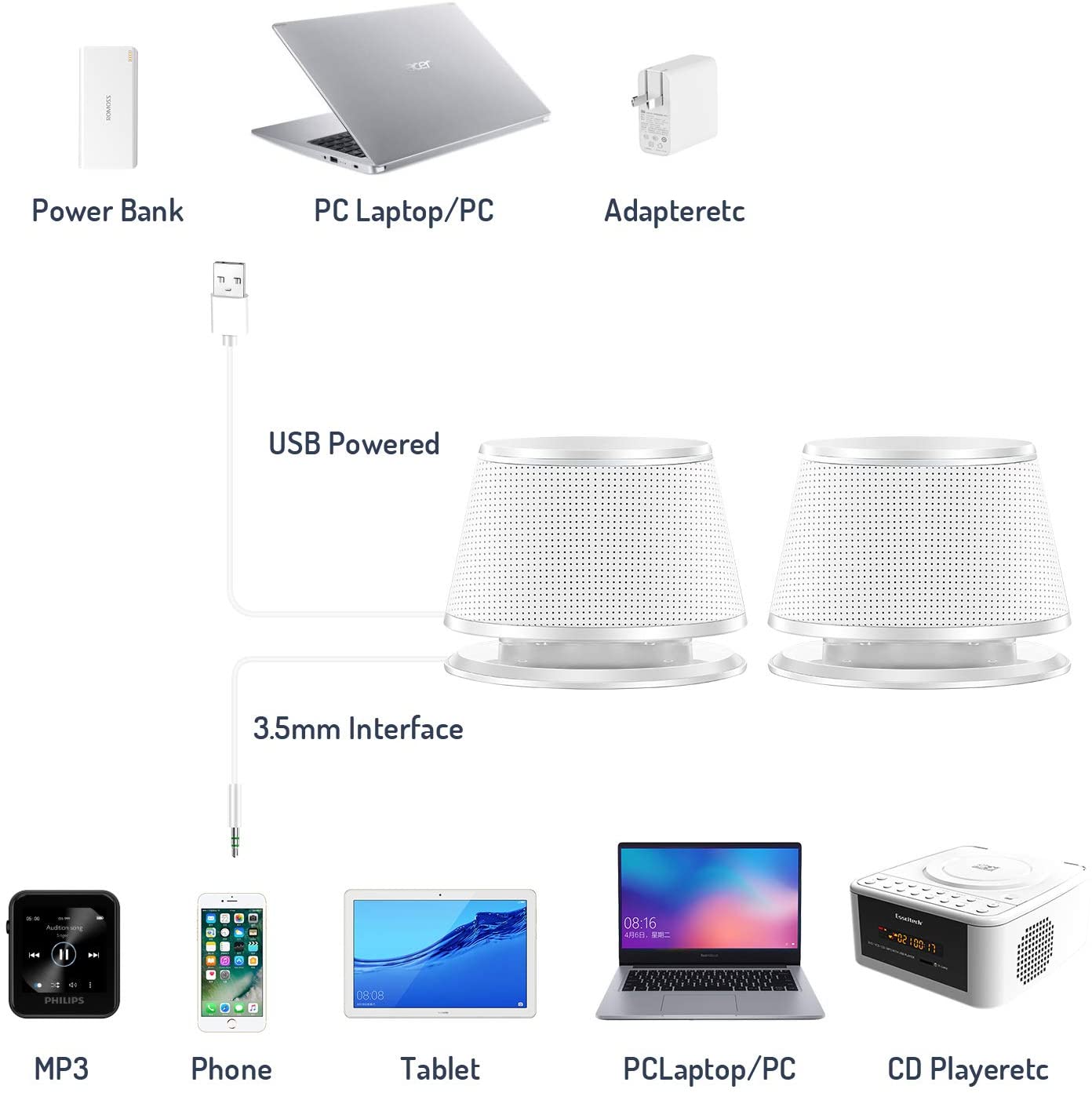 sanyun sw102 computer speakers