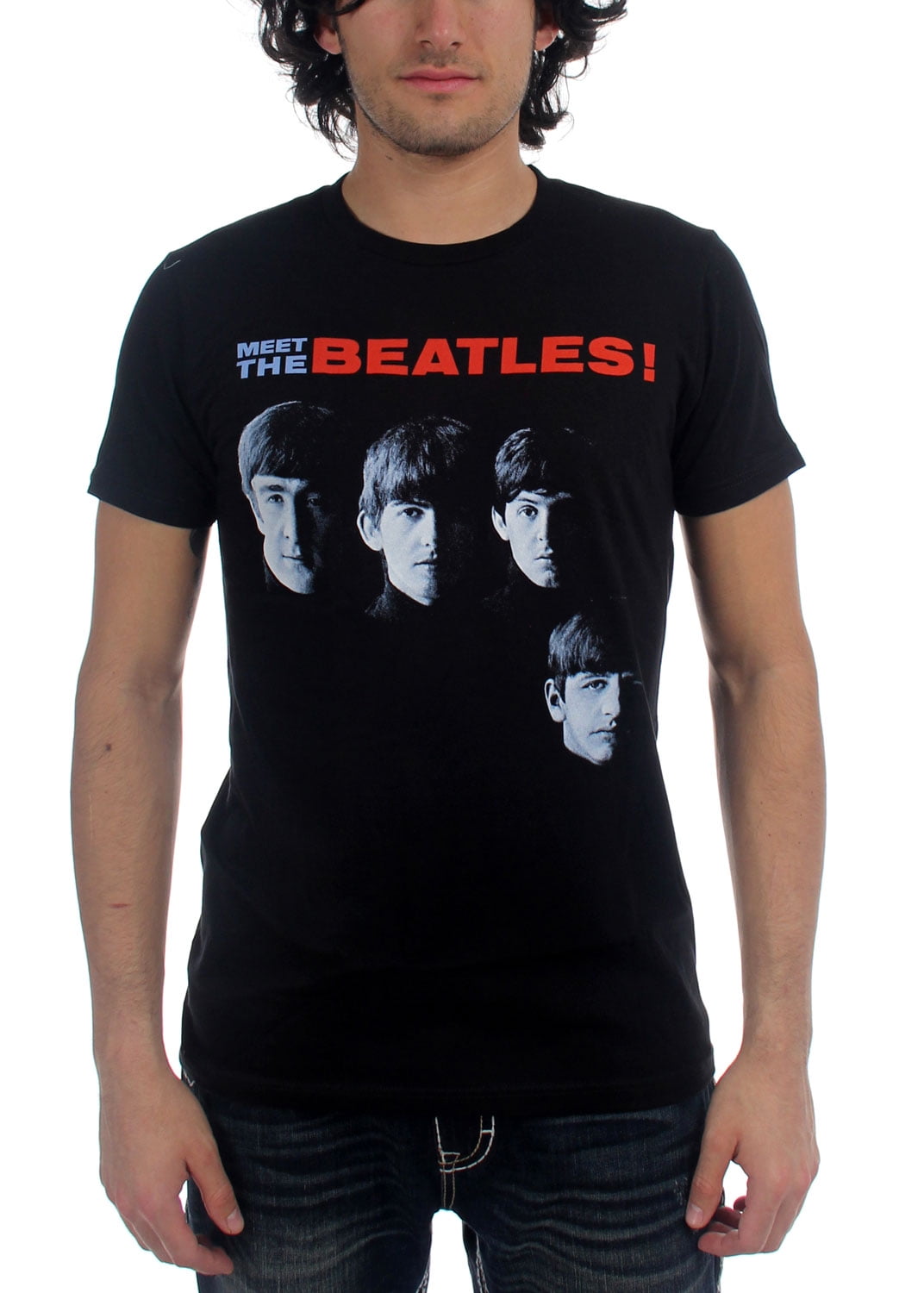 The Beatles The Beatles Mens Meet the Beatles TShirt In Black