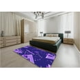 thumbnail image 4 of Ahgly Company Indoor Rectangle Patterned Aztech Purple Area Rugs, 6' x 9', 4 of 6