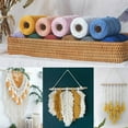 thumbnail image 3 of Cotton Macrame Colorful Woven Rope Twisted Crafts 328Ft Tapestry Art Manual Home Textile Party Wedding Decoration Diy Braid Wide 0.12In, 3 of 14