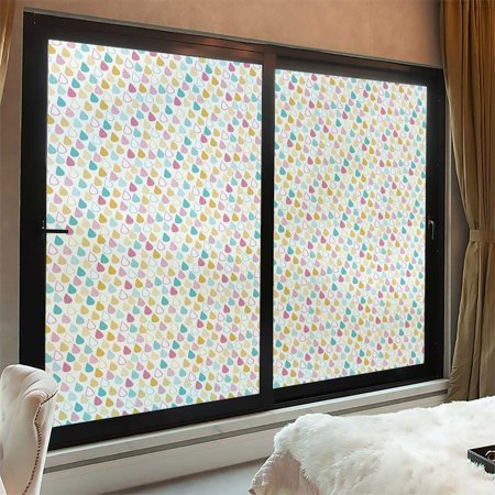 Window Film Sun Blocking Ornate Rain Droplets Decoration Privacy Glass Window Films Walmart Canada