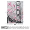 thumbnail image 4 of Pratyus Pink Butterflies Throw Blanket Cozy Soft Fuzzy Plush Home Decor for All Seasons 40x50in, 4 of 6