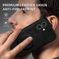 thumbnail image 5 of ELEHOLD PU Leather Case For iPhone 16 Plus Slim Magnetic Shockproof Cover, [MagSafe Compatible], [Lens&Screen Protection], Drop protection Case - Black, 5 of 11