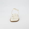thumbnail image 3 of CUSHIONAIRE Women's Vida strappy flat sandal +Memory Foam and Wide Widths Available, Cream 10, 3 of 5