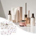 thumbnail image 1 of Fiudx Ofertas flash del día solo en línea Pequeño bolso cosmético fresco y encantador pequeño bolso portátil de la colección del lavado, 1 of 5
