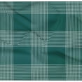 thumbnail image 4 of oneOone Cotton Poplin Twill Dark Teal Green Fabric Gingham Check Sewing Material Print Fabric By The Yard 56 Inches Wide, 4 of 4