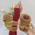 thumbnail image 5 of Muñeco de peluche bonito de 5 uds., muñeco de delfín de agua, anillo a presión para muñeca, juguetes de peluche, juguetes de capibara, anillo de mano, círculos Pop divertidos, vacaciones para niños Gi, 5 of 5