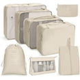 thumbnail image 4 of Bolsa de almacenamiento de viaje, conjunto de siete piezas, subenvases de cosméticos para lavado digital, bolsa de almacenamiento para ropa, zapatos, equipaje, bolsa de viaje, 4 of 6
