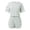 97Green289, variant on MEZZALL Women Pajama Sets Striped Loose O-Neck Short Sleeve T-Shirts Shorts Suit Fashionable Home Wear Versatile Sleepwear